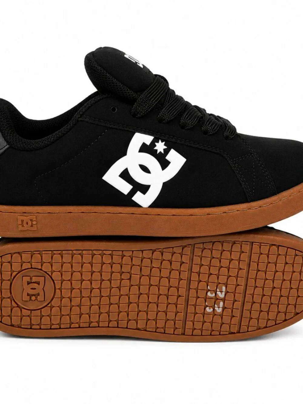 DC Shoes Striker 2 XL Men's Black Gum Skate Sneakers Lace Up New